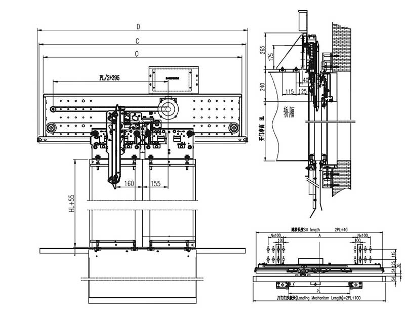 BST Door Operator Photos and Drawing